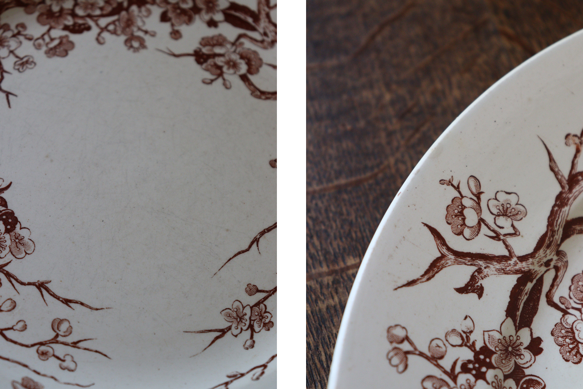 U26-1 フランスのBrocante LUNEVILLE リュネヴィル ディナープレート お皿